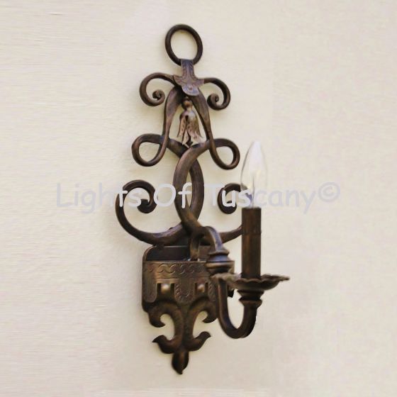 Tuscan Spanish Revival / Spanish colonial wall sconce wall sconce/Tuscan country french