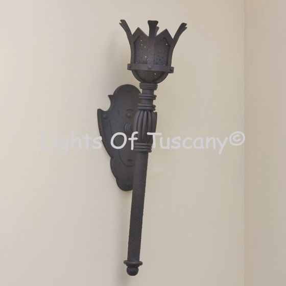 Gothic Torch Wall Light