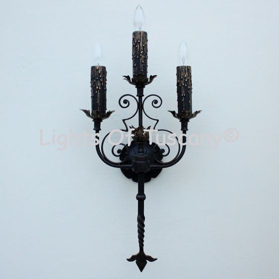 Tuscan wall sconce/Tuscan country french 