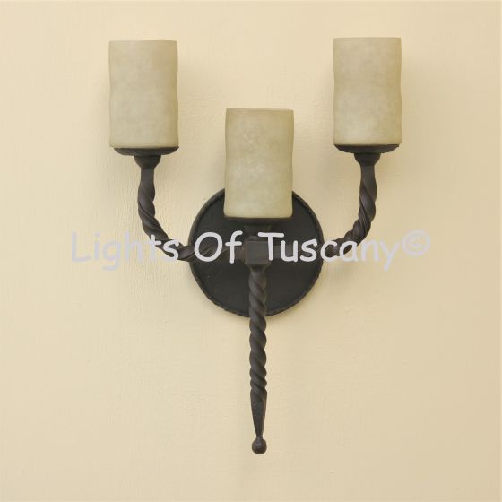 5279-3 Spanish Style Wrought Iron Wall Light