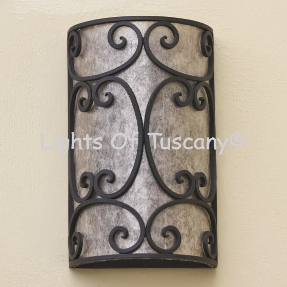 Spanish Revival style wall sconce fixture
