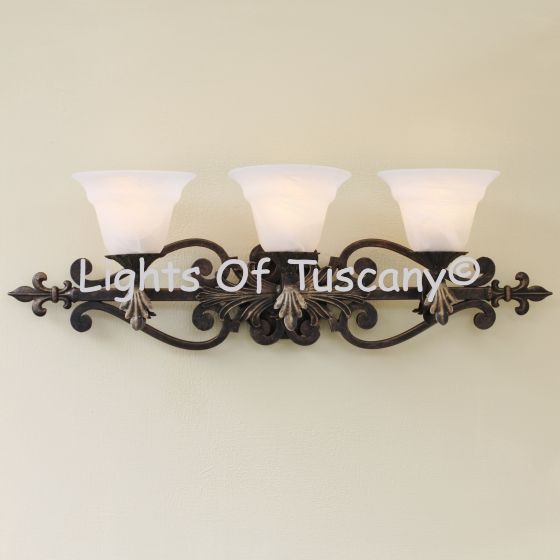 Tuscan Bathroom Vanity Lights