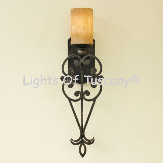 Spanish Revival / Spanish colonial wall sconce- Tuscan 