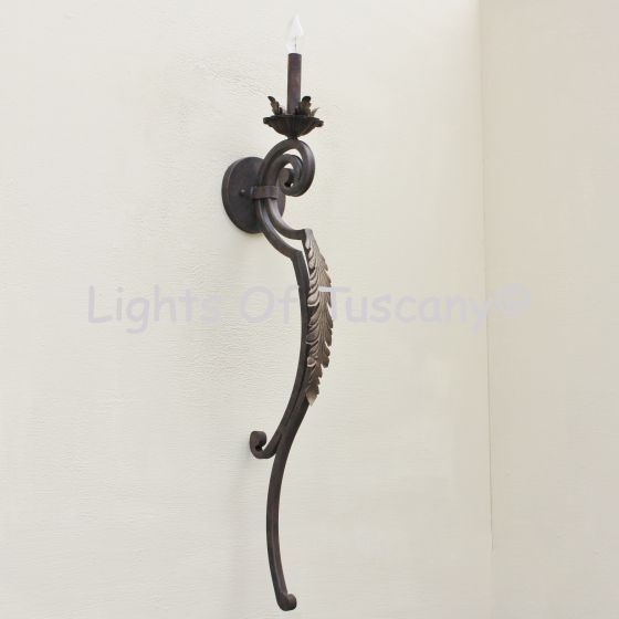 Tuscan wall sconce