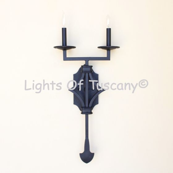 Contemporary Wall Sconce, Double Light Wall Light, Double Light Wall Sconce, Modern Style Wall Sconce, Gothic Wall Sconce, Hallway Wall Light, Heavy Duty Iron Wall Light, Candelabra Wall Sconce, LED wall sconce, Indoor Lighting, Interior Wall Light, Bathr