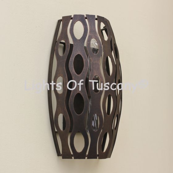 Contemporary Wrought Iron Wall Sconce