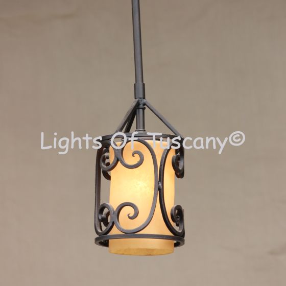 Mini-Pendant-Hand Forged-Wrought Iron