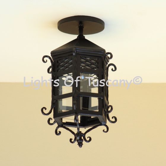 6570-1 Spanish Colonial Ceiling Light