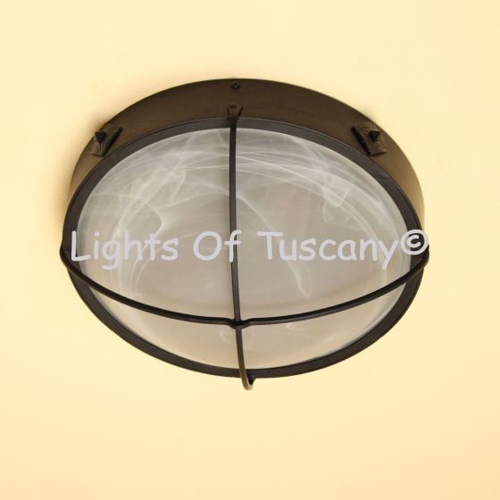 6626-3 Wrought Iron Flush Mount Close to Ceiling Light