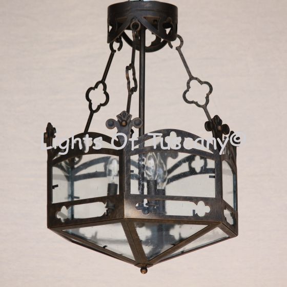 Lights Of Tuscany Gothic Medieval Style Ceiling Light - Gothic Flush Mount Ceiling Light