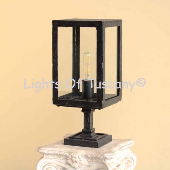 Contemporary post light, column light, modern style post light, outdoor column light, transitional outdoor post light