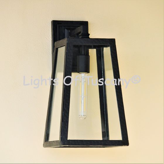 Contemporary outdoor light, modern light, patio light, iron wall light, small outdoor light, patio light, Rustic outdoor wall light, 