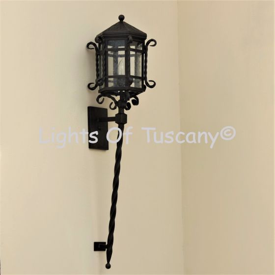 7012-1 Santa Barbara Wrought Iron Torch
