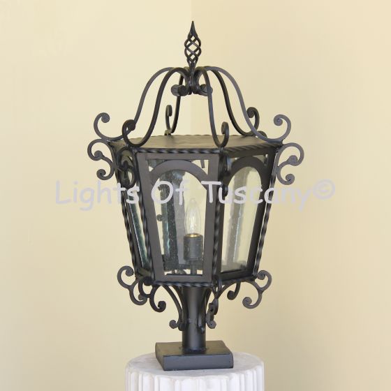 Spanish Style Column post light