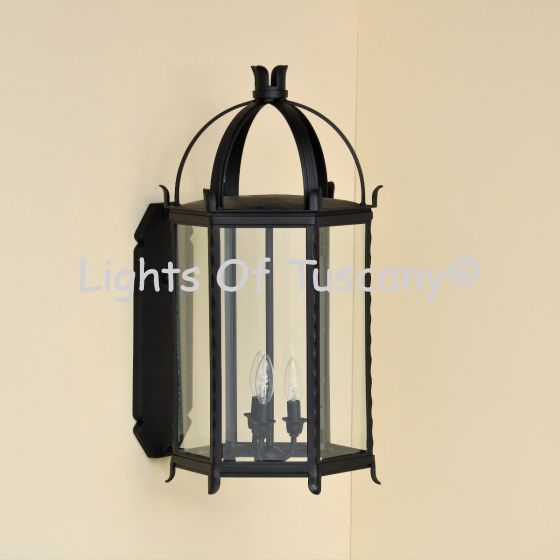 7054-3 Spanish Contemporary Style Wrought Iron Wall Light