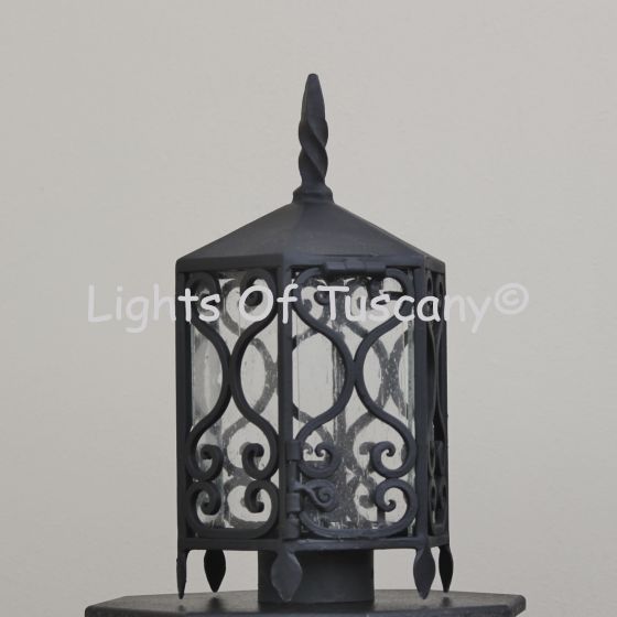 Spanish Revival Post Lighting
