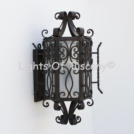 Spanish Revival /Colonial Wall Lantern.