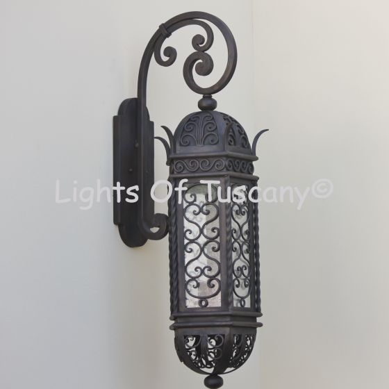 7150-3 Spanish Revival Antique Style Outdoor Lighting/ Fixture