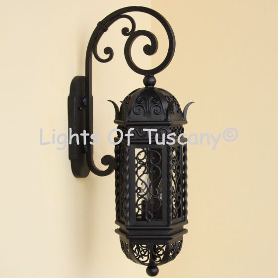 7151-3 Spanish Revival Style Outdoor Wall Lantern Light