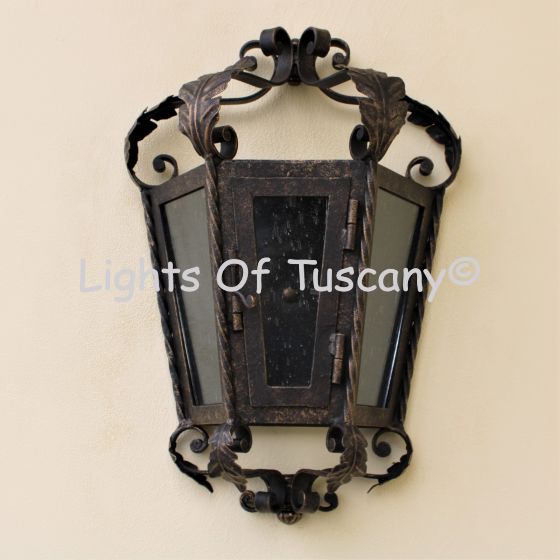 7164-2 Tuscan Country Style Outdoor Pocket Wall Light