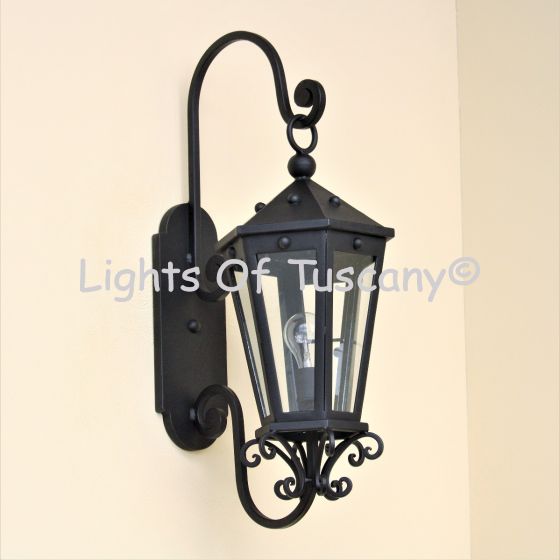 7173-1 Contemporary Spanish Style Outdoor Wall Lantern
