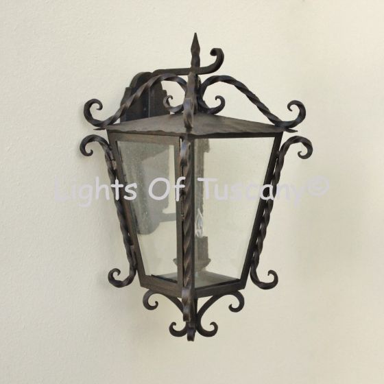 Tuscan Outdoor Exterior Wall Lantern Fixture