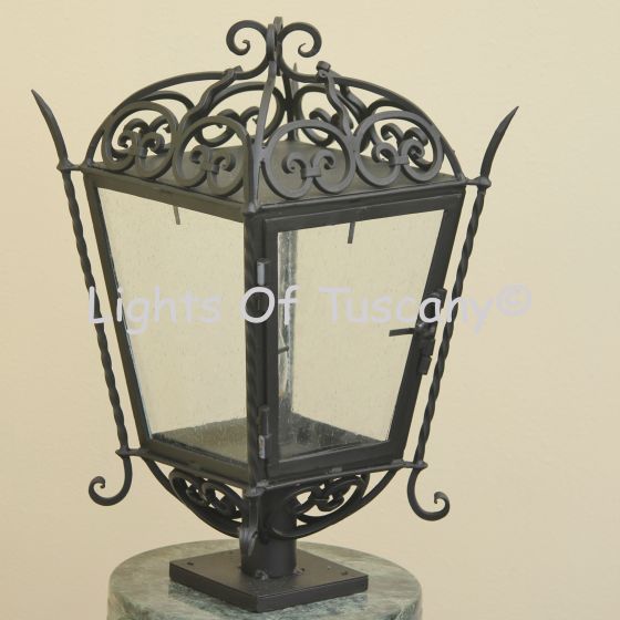 Spanish Revival lantern Post 
