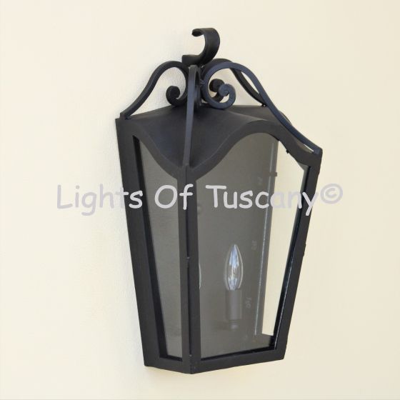 7274-2 Spanish Contemporary Iron Pocket Wall Light