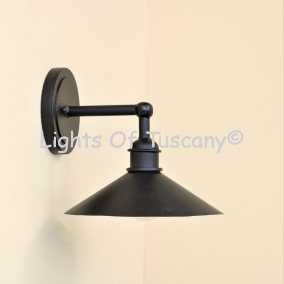 7348-1 Modern Rustic Style Dark Sky Wrought Iron Down Light