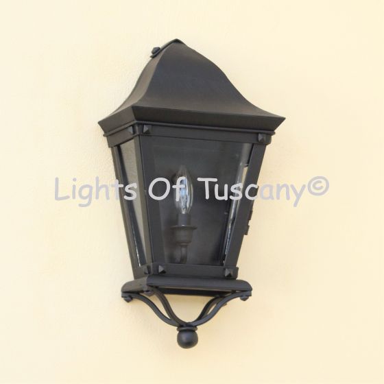 7364-1 Spanish Colonial Style Outdoor Pocket Wall Light