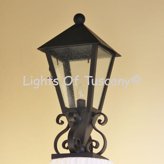 7367-3 Tuscan Villa Style Outdoor Post Light 