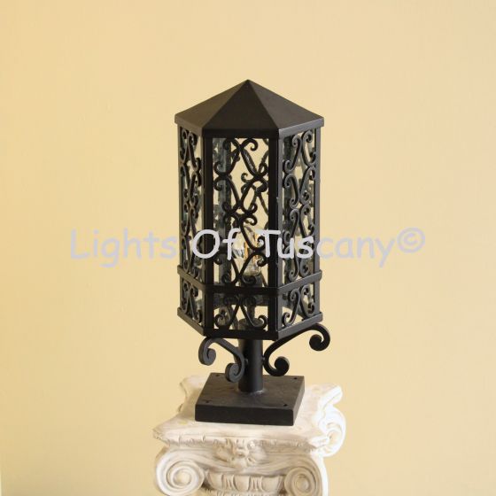 Antique Light,UL,Lighting,Traditional Light,unique light,solar light,patio light,spanish light,Outdoor light,LED Post light,Light Post,front yard light,column light,lamp post,driveway post light,wrought iron light,fence post light,LED,Dark Sky,Exterior Li