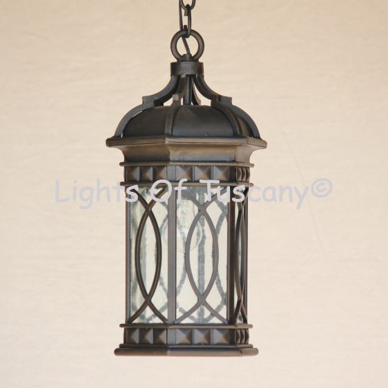Transitional style outdoor indoor hanging pendant/  lantern light.