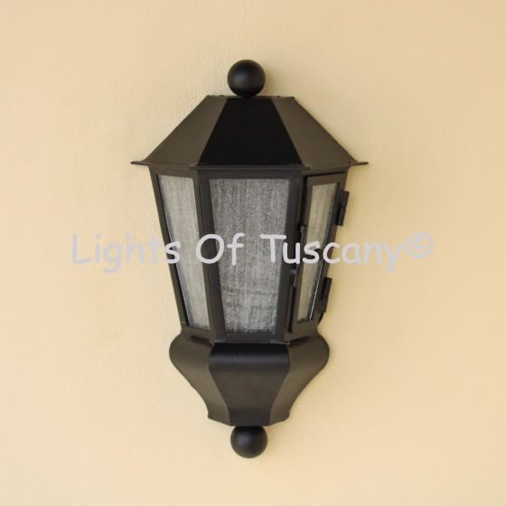 7378-1 Traditional Colonial Style Iron Outdoor Pocket Lantern