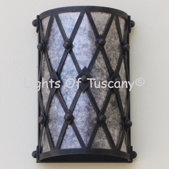 Spanish style wall sconce fixture