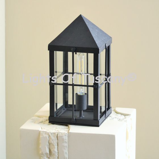 7414-1FP Spanish Contemporary Style Outdoor Post Light