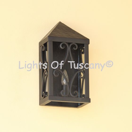 7469-1 Mediterranean  Style Outdoor Iron Pocket Light