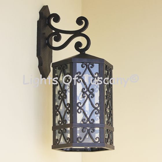 7475-1 Spanish Revival Villa Style Outdoor Wall Lantern