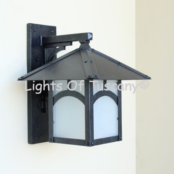 Mission Style Outdoor Lighting, Arts & Crafts outdoor light, craftsman style outdoor light, exterior lighting
