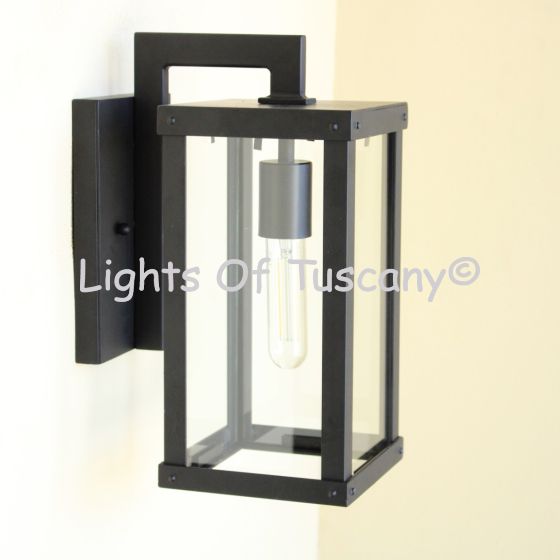 Modern Box Exterior Style Light, Exterior Light, Clean Line Iron Light, Rectangular Light FIxture, Heavy duty iron light, customizable lighting, commercial grade lighting