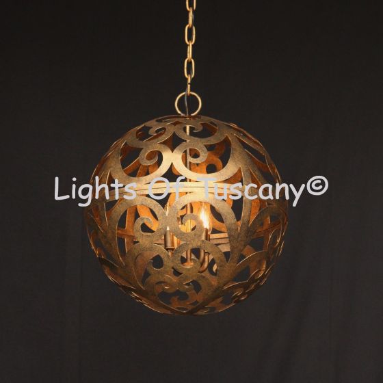 9299-4GL Ball Shaped Hanging Lamp