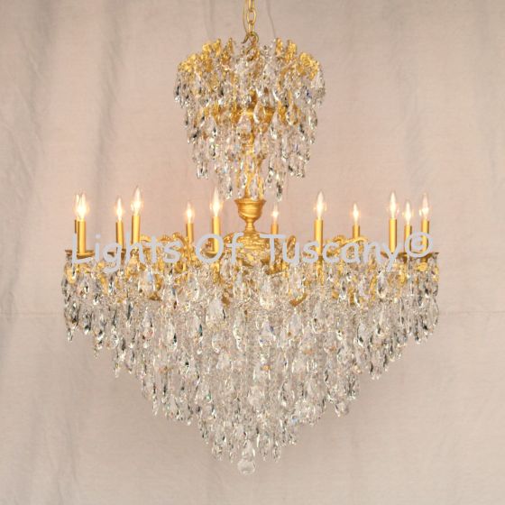 9729-12 European Style Crystal Chandelier