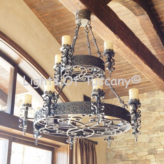 Custom Spanish Revival Chandelier
