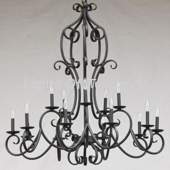 1423-15 Spanish Style Chandelier 