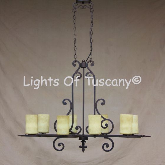 Tuscan chandelier