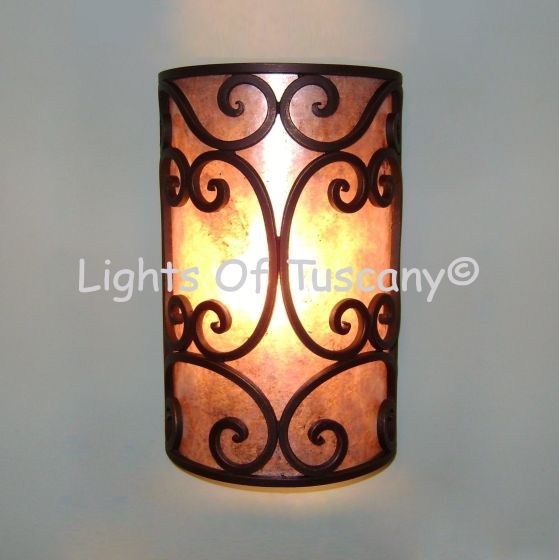 Spanish Revival wall sconce