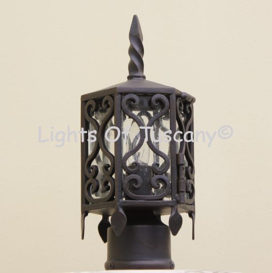Spanish Style Post Light/ Lantern 