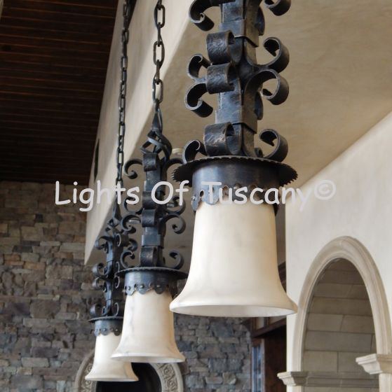 Custom Spanish Revival mini- Pendant