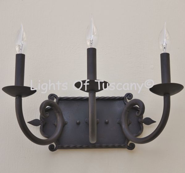 Spanish Style Wall Sconce/ Bathroom Light 