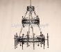 1502-8 Wrought Iron Antique Spanish Style Chandelier